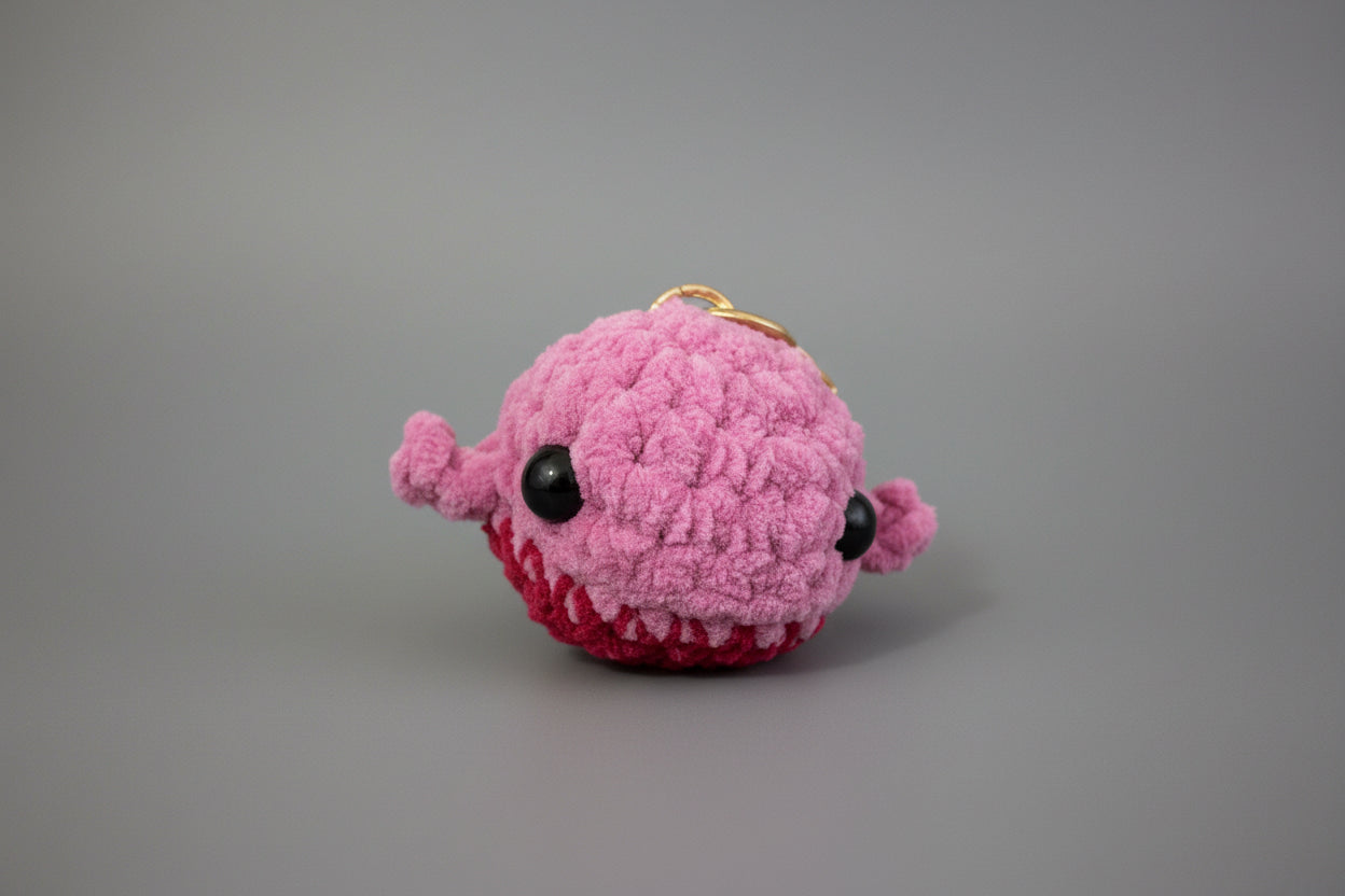 Mini Whale Keychain