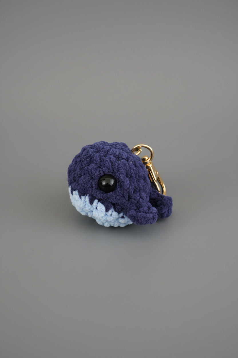 Mini Whale Keychain