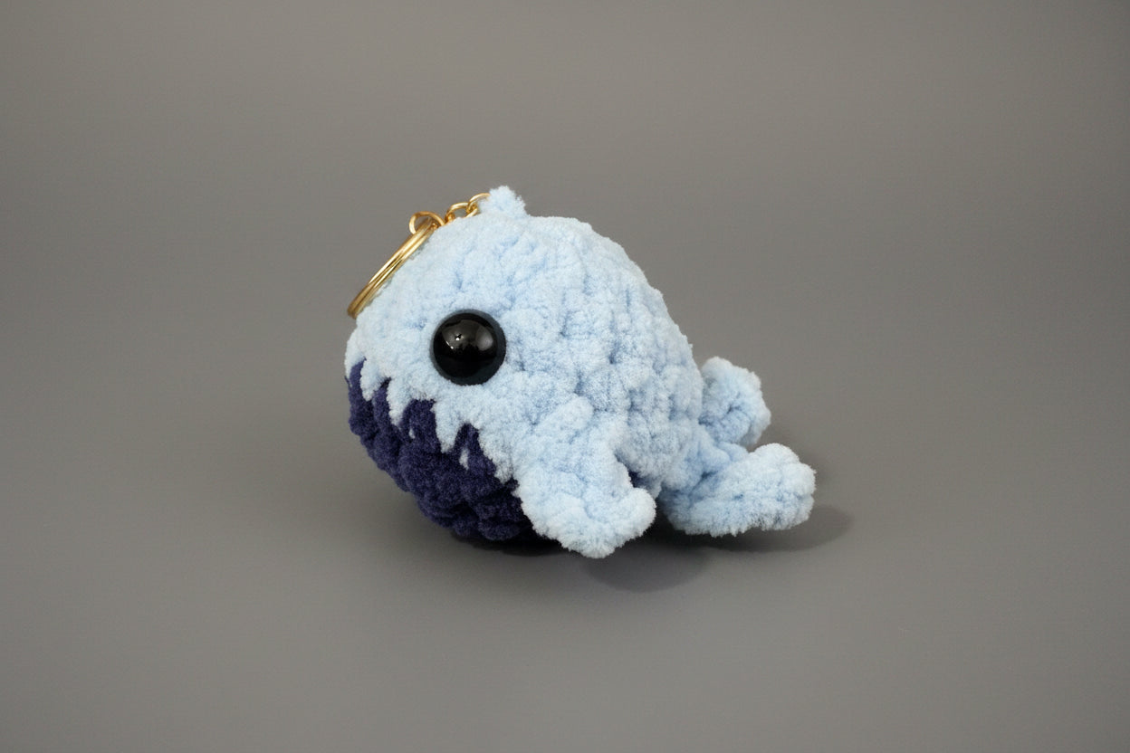 Mini Whale Keychain