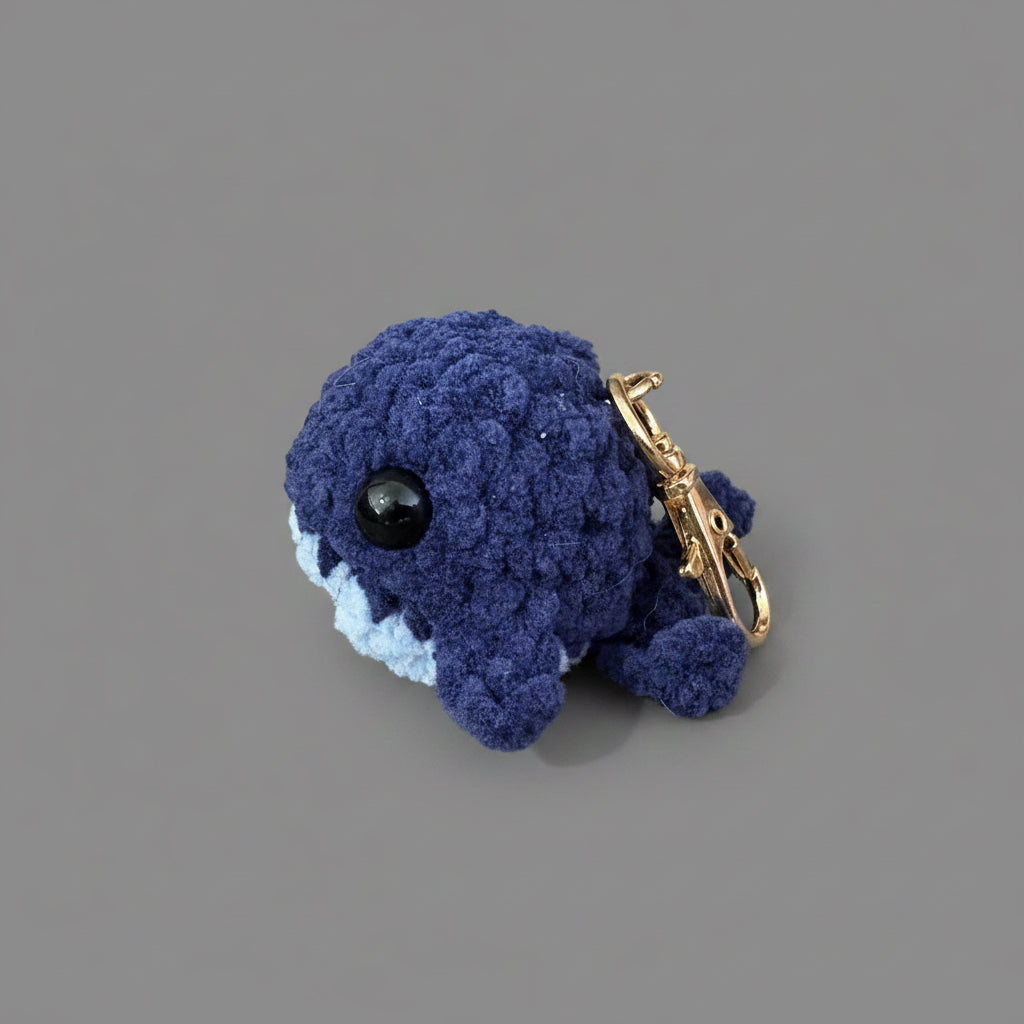 Mini Whale Keychain