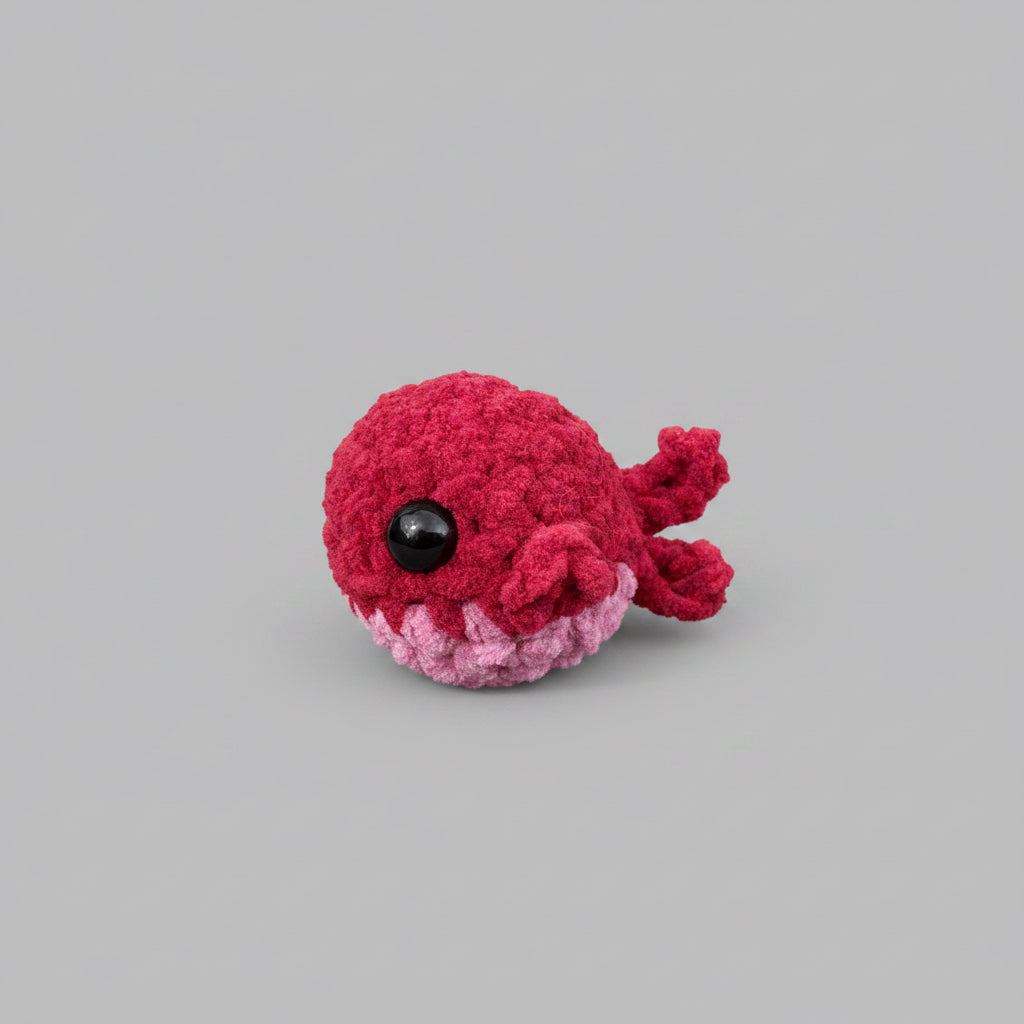 Mini Whale Keychain